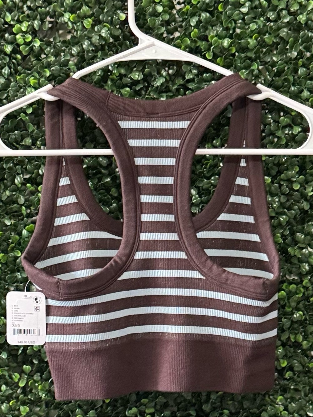 FP MOVEMENT by FREE PEOPLE FP Movement Women's Go To Striped BRA/SPORTS/CAMI - Picture 6 of 10